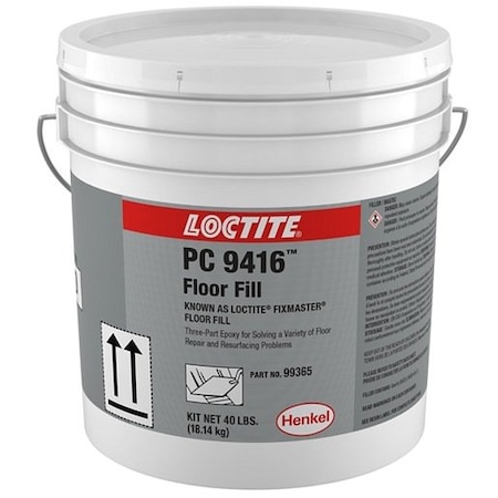 Loctite Flooring; Concrete Repair; Multi Purpose; Gray; Kit; 40 Lb; Floor, Spalled Area, Ramp and Stair PC 9416 40LB KT IDH 235633